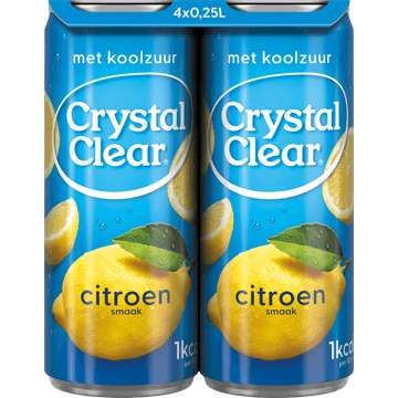 Crystal Clear Lemon 4x250ML