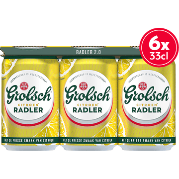 Grolsch - Citroen Radler - Blik - 6 x 330ML