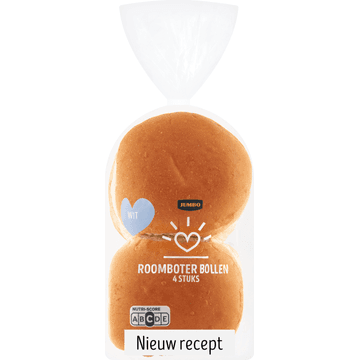 Jumbo - Roomboter Bollen Wit - 4 Stuks
