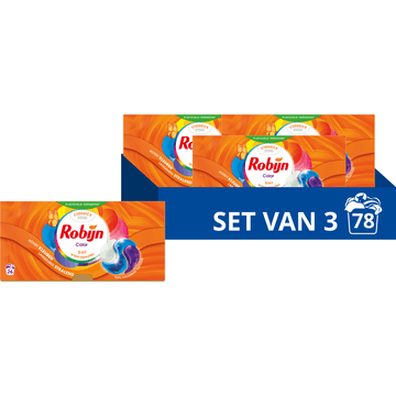 Robijn Classics 3-in-1 Wascapsules Color - 3 x 26 wasbeurten