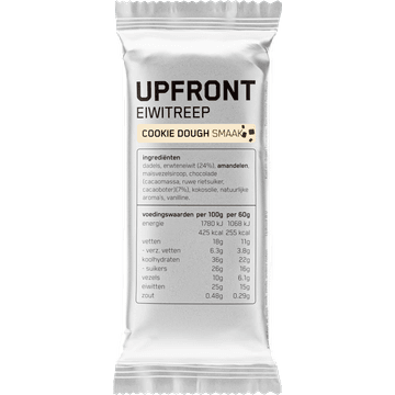 Upfront Eiwitreep Vegan Cookie Dough 60 g
