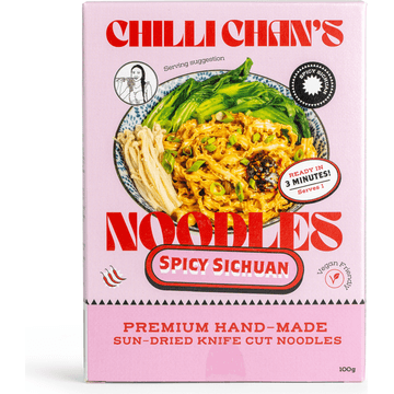 Chilli Chan's Knife Cut Noodles Spicy Sichuan