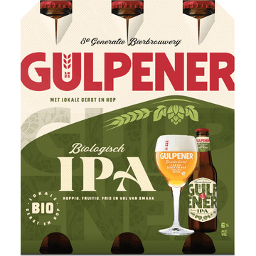 Gulpener - Ur-Hop IPA - BIO - Fles - 6 x 300ML