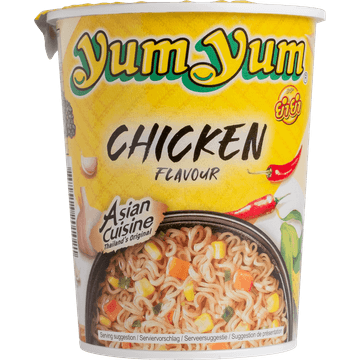 Yum Yum Instant Noedels Kipsmaak Cup 70 g