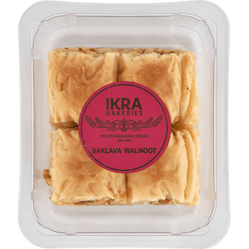 Ikra Bakeries Baklava Walnoot 4 Stuks