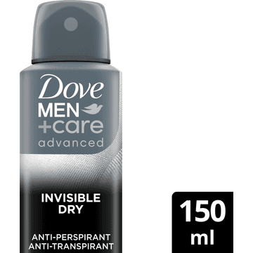 Dove Men+Care Advanced Anti-Transpirant Deodorant Spray Invisible Dry 150 ml