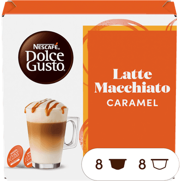 NESCAFÉ Dolce Gusto, Caramel Macchiato, 16 capsules, 146 gr