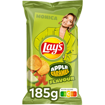 Lay's Max Ribbel Chips Apple & Caramel 185 g