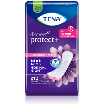 Tena Discreet Normal Night Nachtverbanden 10 Stuks