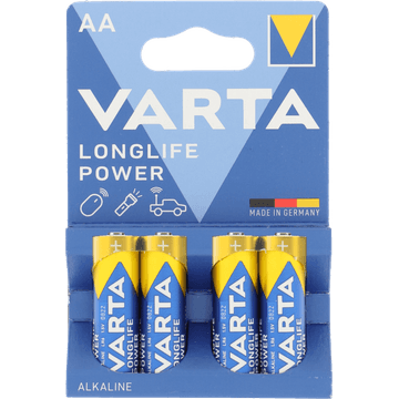 Varta Longlife Power AA 4 Stuks