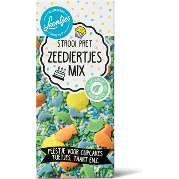 Leentjes Strooi Pret Zeediertjes Mix 50 g