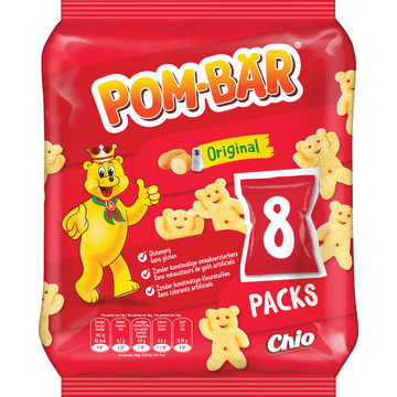 POM-BÄR Original Multipack 8 x 16 g