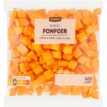Jumbo Blokjes Pompoen 400 g