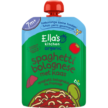 Ella's Kitchen Organic Spaghetti Bolognese met Kaas 7+ Maanden 130 g