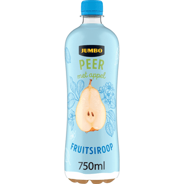 Jumbo Fruitsiroop Peer met Appel 750ML