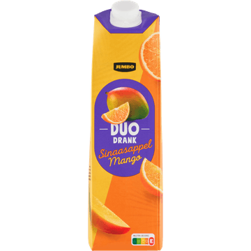 Jumbo Duo Drank Sinaasappel Mango 1 L