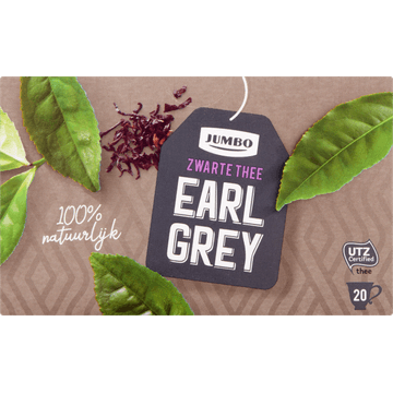 Jumbo Zwarte Thee Earl Grey 20 Stuks