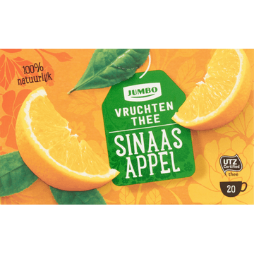 Jumbo Sinaasappel Thee 20 Stuks