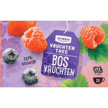 Jumbo Bosvruchten Thee 20 Stuks