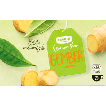 Jumbo Groene Thee Gember 20 Stuks 34 g
