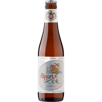 Sportzot - Belgisch Bier Alcoholvrij 0.3% - Fles - 330ML
