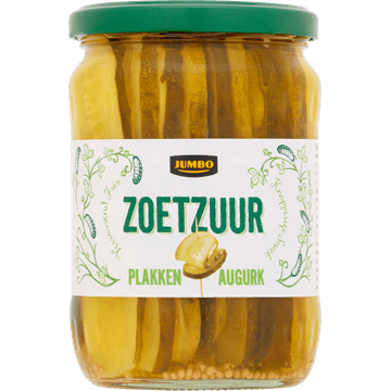 Jumbo Augurk Plakken Zoetzuur 290 g