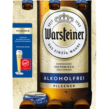 Warsteiner - Alcoholvrij <0.5% - Fles - 6 x 330ML