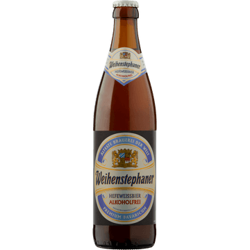 Weihenstephaner - Hefeweissbier Alcoholvrij - 0.5% - Fles - 500ML