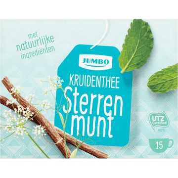 Jumbo Kruidenthee Sterrenmunt 15 Stuks