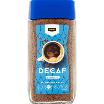Jumbo Decaf Oploskoffie 100 g