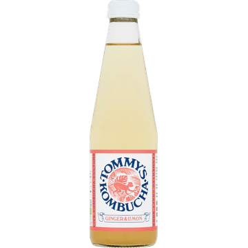 Tommy's Kombucha Ginger & Lemon 33 cl