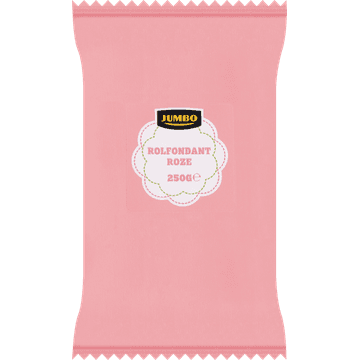 Jumbo Rolfondant Roze 250 g