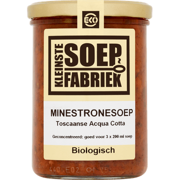 KleinsteSoepFabriek Minestronesoep Biologisch 400 ml