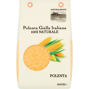 Naturalmente Polenta Gialla Italiana 100% Naturale 250 g