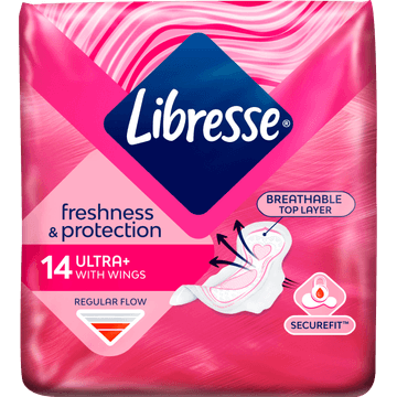 Libresse Ultra Thin Normal Wings Maandverband 14 Stuks