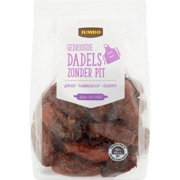 Jumbo Gedroogde Dadels Zonder Pit 250 g