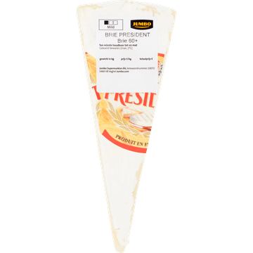 Jumbo President Brie Kaas 60+ ca. 200 g