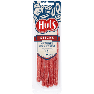 Huls Sticks Naturel Droge Worst 62,5 g
