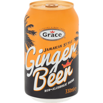 Grace Ginger Beer Jamaican Style Alcoholvrij Blik 330ML
