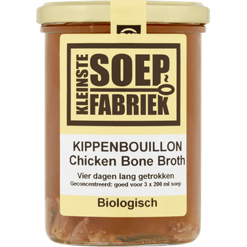 KleinsteSoepFabriek Kippenbouillon Biologisch 400 ml