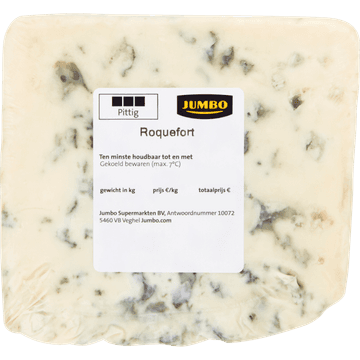 Jumbo Roquefort Kaas 52+ ca. 170 g