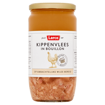 Larco Kippenvlees in Bouillon 800 ml