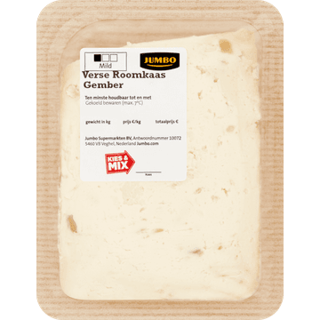 Jumbo Verse Roomkaas Gember 125 g