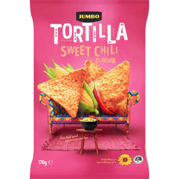 Jumbo Tortilla Sweet Chili Chips 170 g