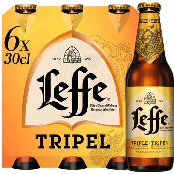 Leffe - Tripel Belgisch Abdijbier - Fles - 6 x 300ML
