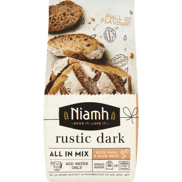 Niamh Rustic Dark All in Broodmix 1 kg