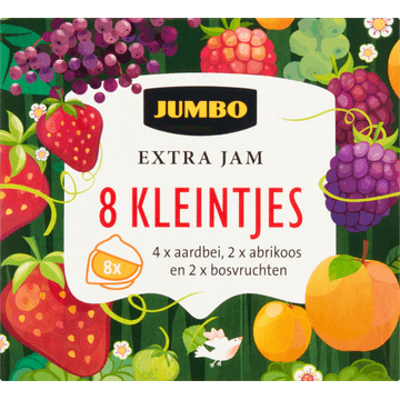 Jumbo Extra Jam Kleintjes 8 x 25 g