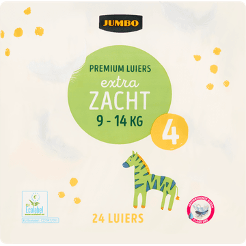 Jumbo Premium Luiers Maat 4 9-14 kg 24 Stuks
