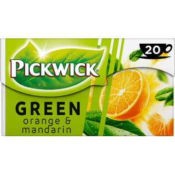 Pickwick Orange Mandarin Groene Thee 20 Stuks