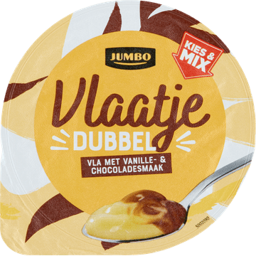 Jumbo Vlaatje met Vanille- & Chocoladesmaak 200 g